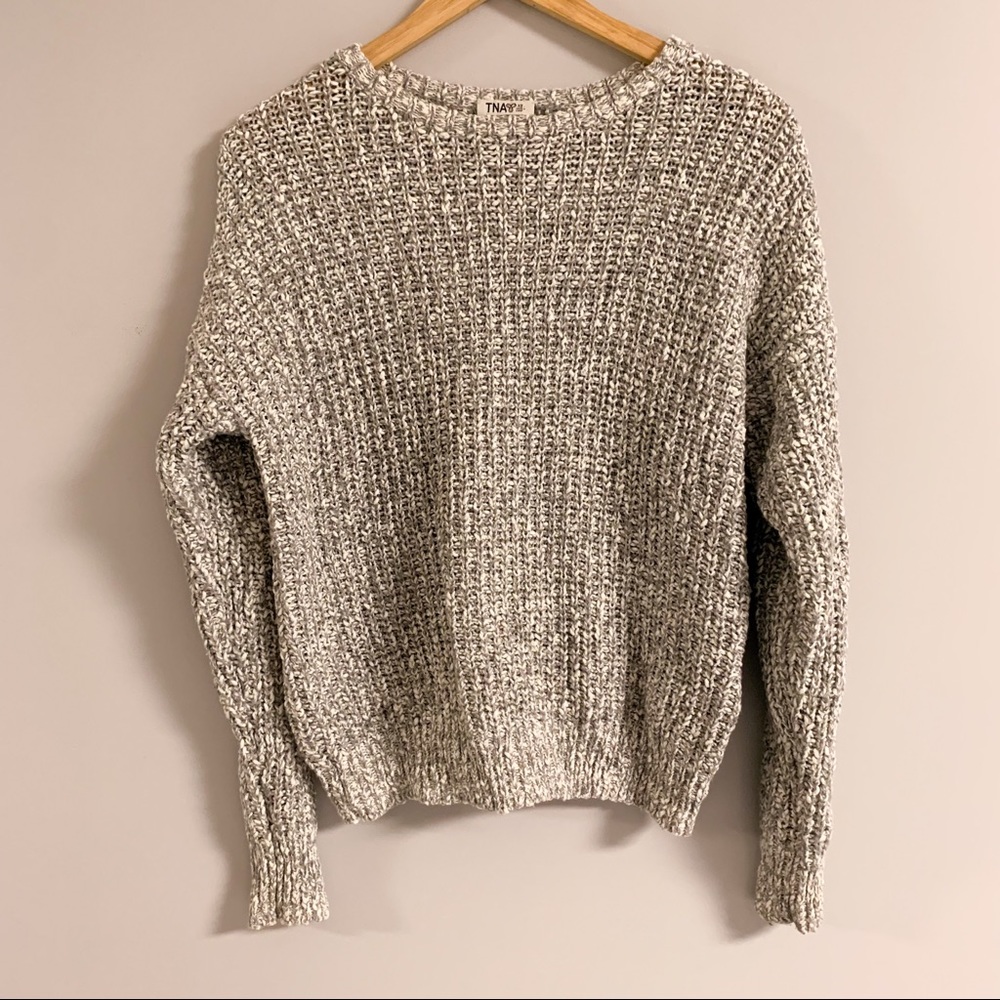 TNA | Grey grouse marled Sweater